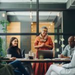 diverse group of colleagues in workplace