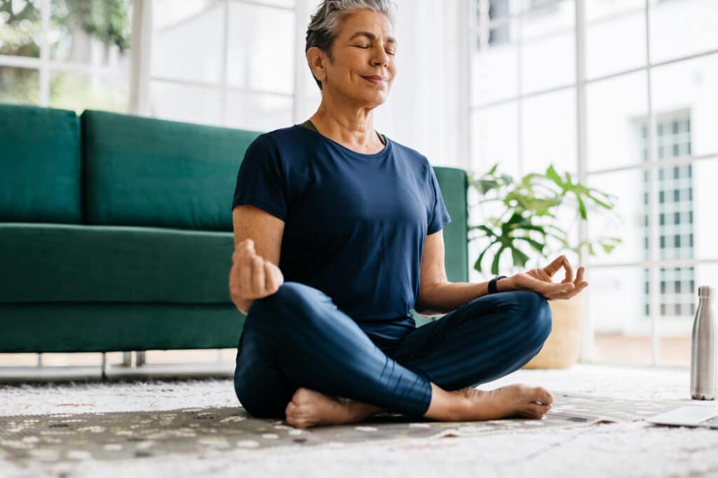 Senior Women Meditating for Inner Peace