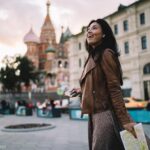 Young women exemplifying solo travel