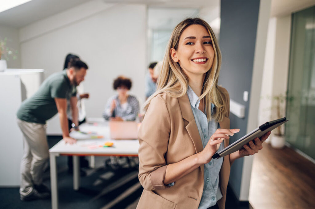 business women in the office exemplifying action quotes