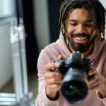 photographer balancing work with side hustle