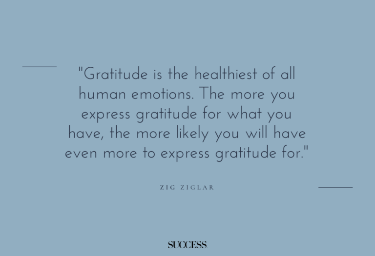 Quotes About Gratitude Success