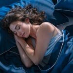 woman getting the best sleep ever