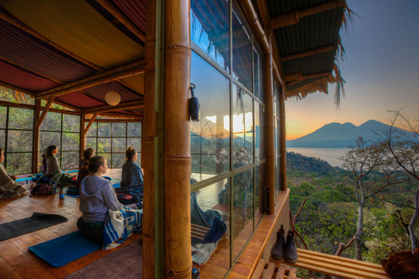 Yoga Forest, a wellness travel destination in San Marcos la Laguna, Guatemala