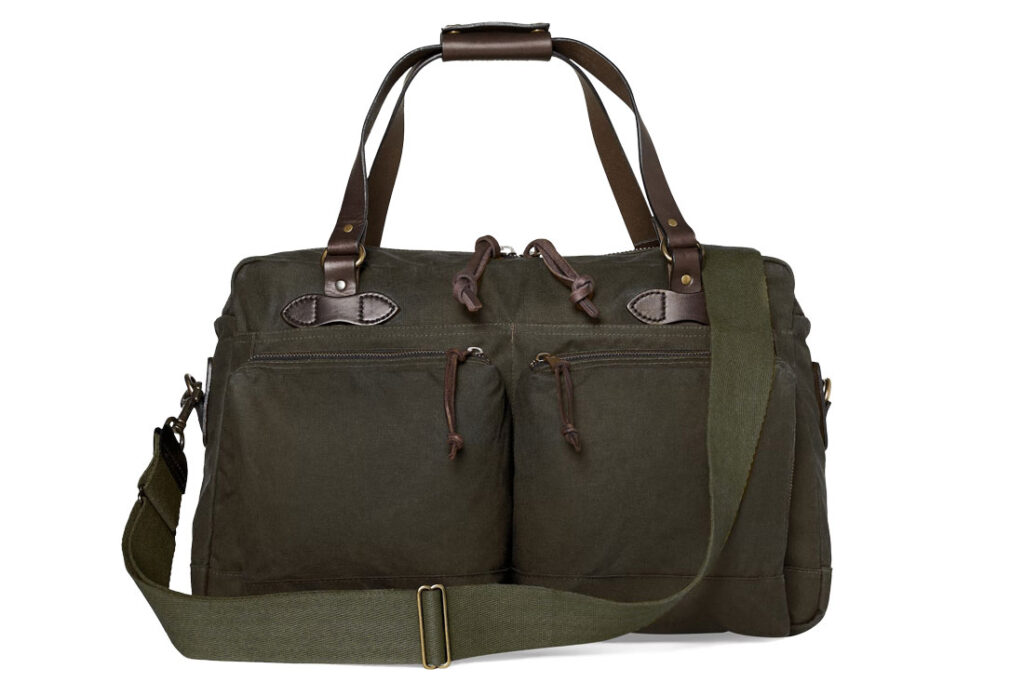 filson 48-hour tin cloth duffle bag business travel accessory