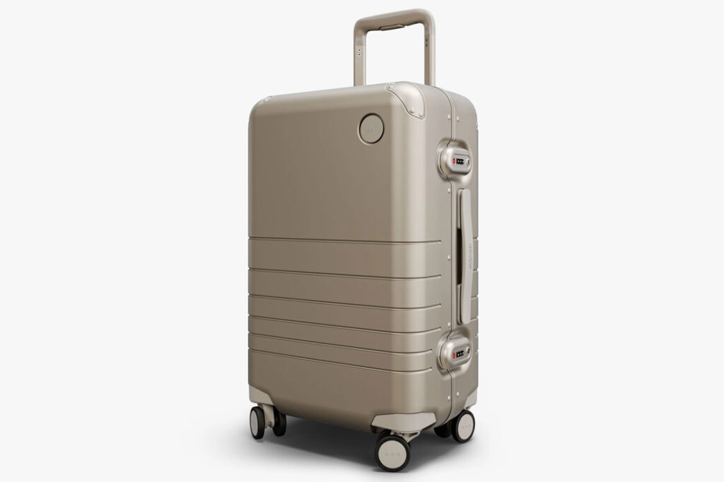 monos hybrid carry-on suitcase