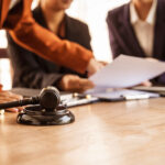 Lawyer looks over business insurance for freelancers