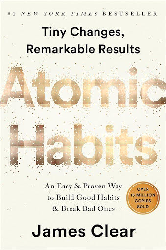 Book cover of Atomic Habits by James Clear