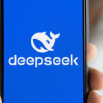 Deepseek Ai logo is displayed on smartphone.