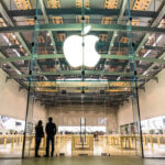 Apple store interior in the United States