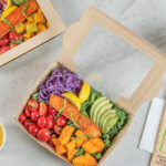 Fresh food in boxes from Restaurantware