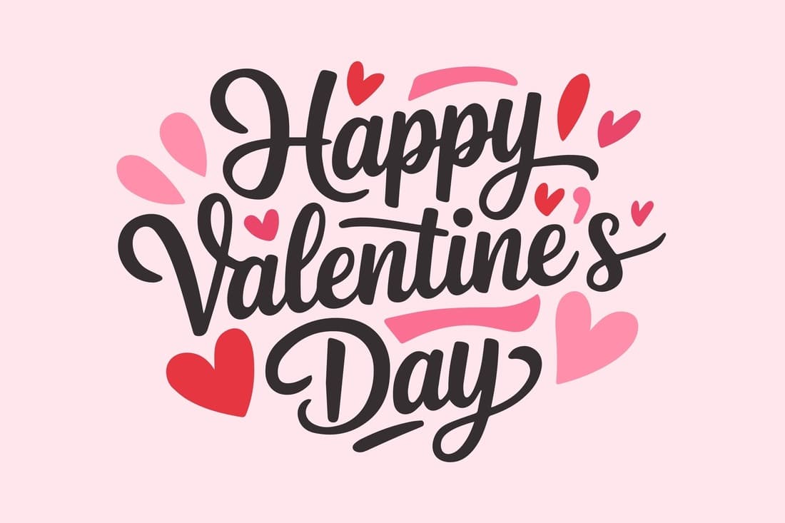 Happy Valentine's Day artwork graphic