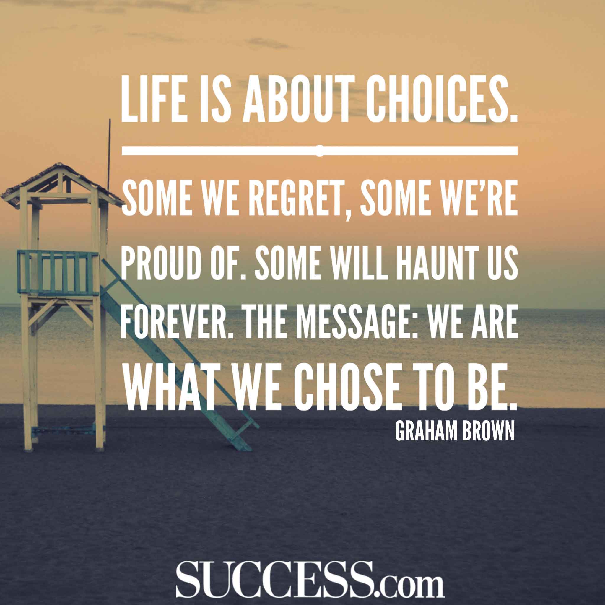 life decisions quotes