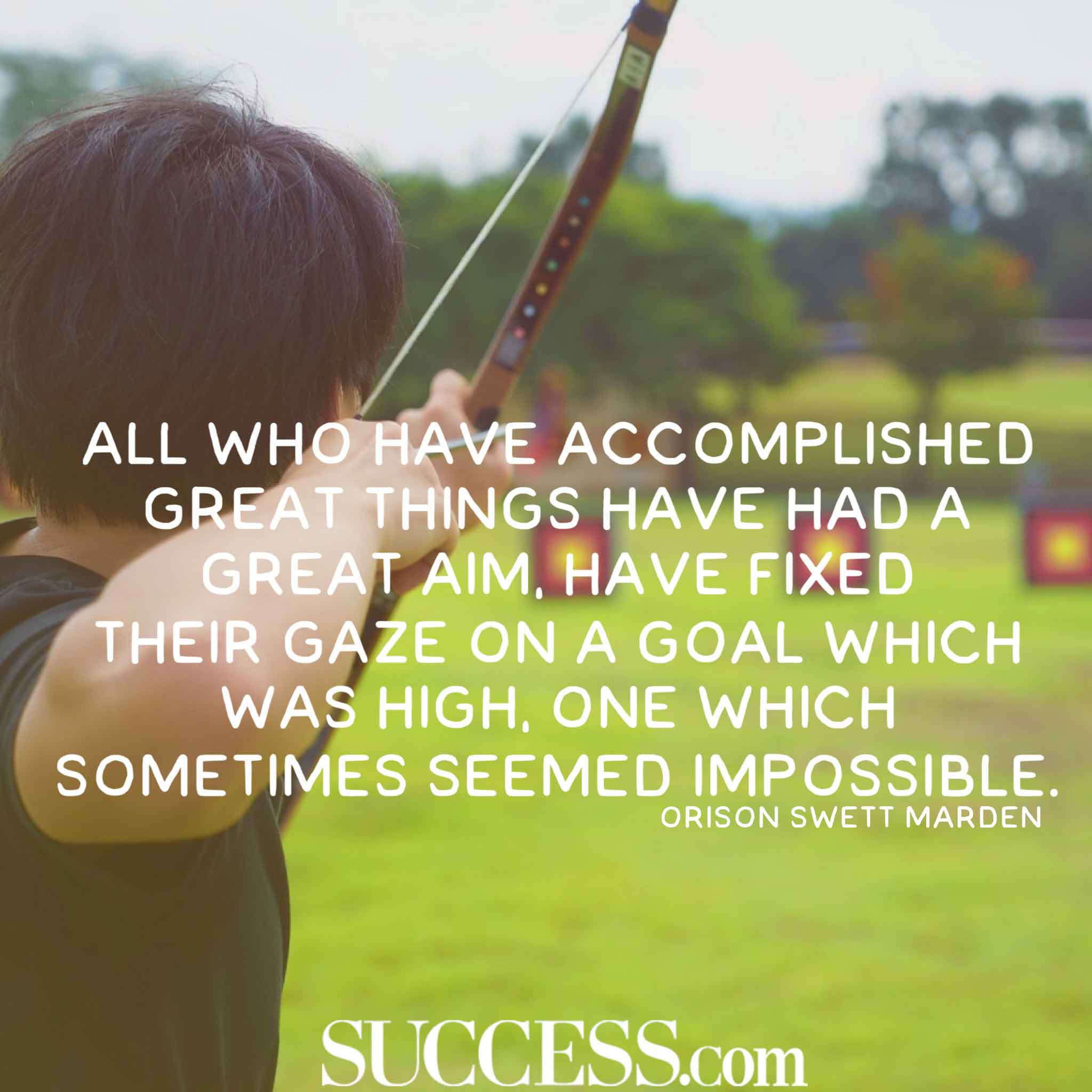 Quotes About Goals By Famous People